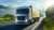 Lorry driving on the road