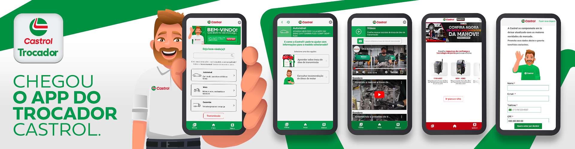 Aplicativo do Trocador Castrol | Castrol Brasil