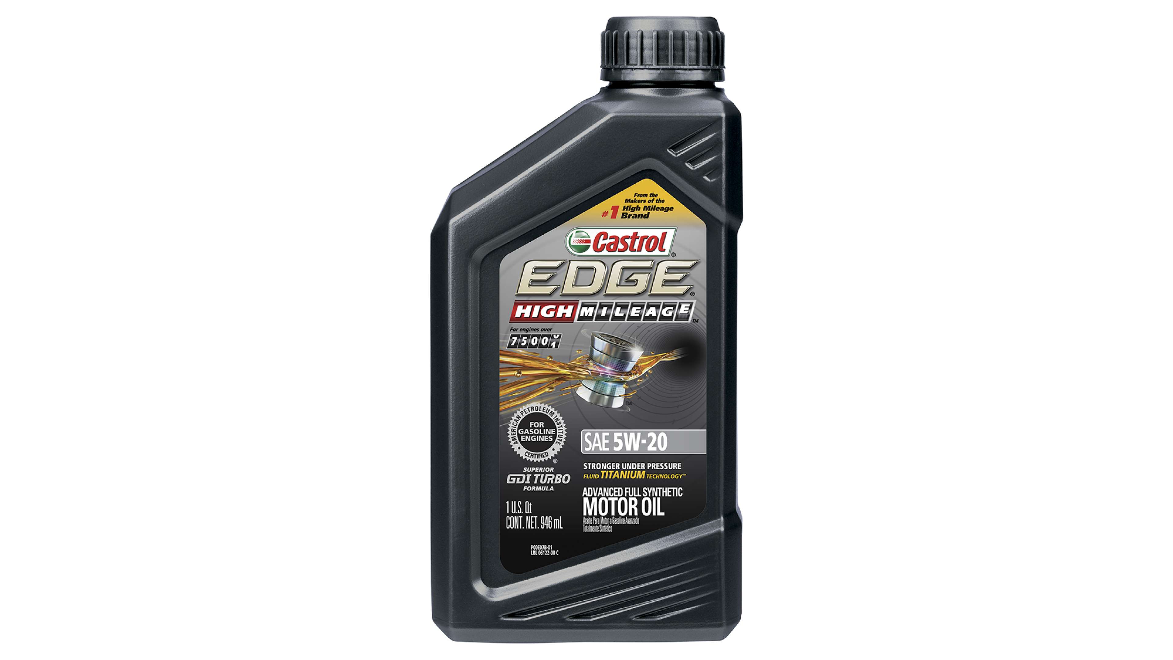 Castrol Edge High Mileage Motor Oil Fluids Home